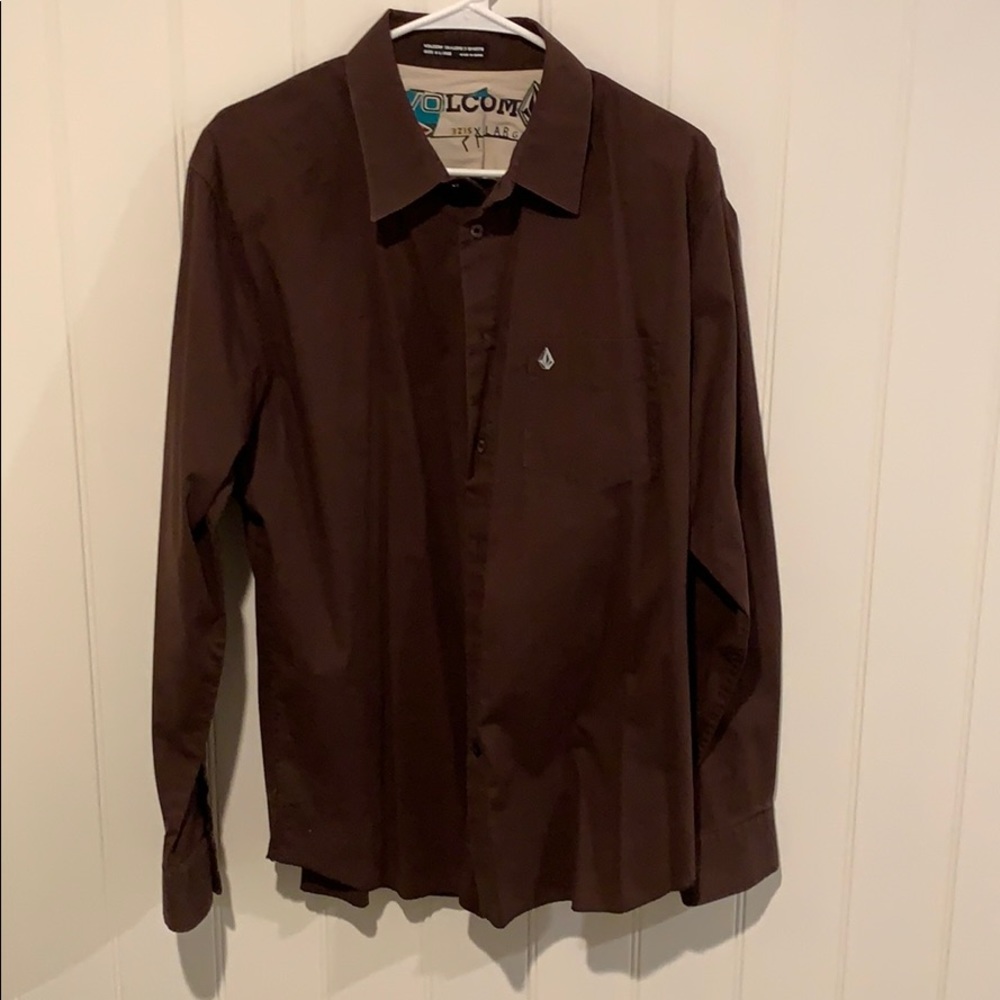 Volcom Long Sleeve Button Up - image 1